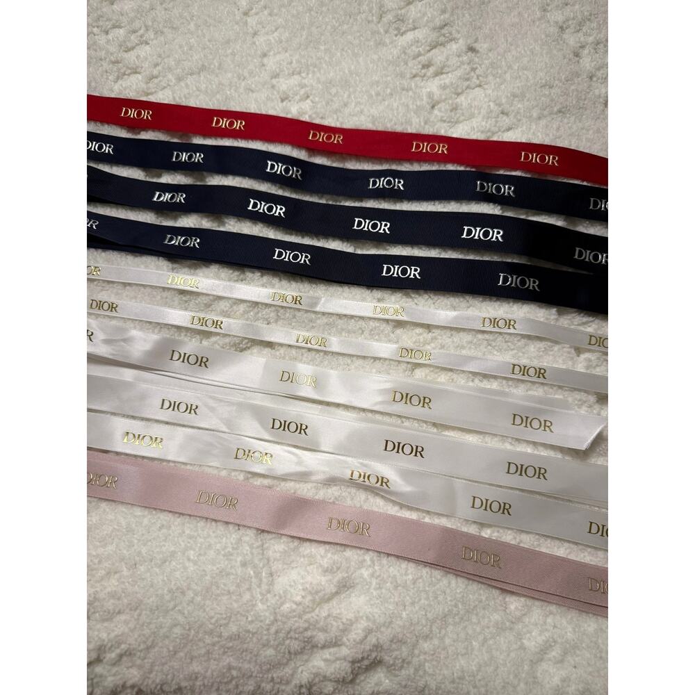 10 Authentic Dior Assorted Ribbons